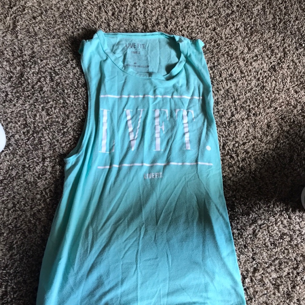 LVFT Live Fit workout muscle tank